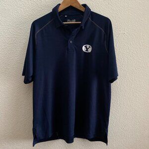 BYU Cougars Brigham Young University Under Armour Loose Fit Polo Shirt Large